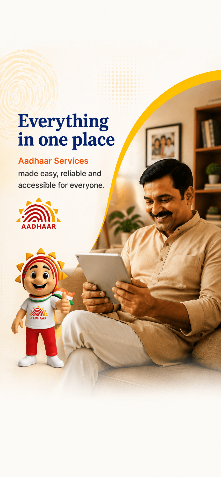 Aadhaar Services — everything in one place, made easy, reliable and accessible for everyone
